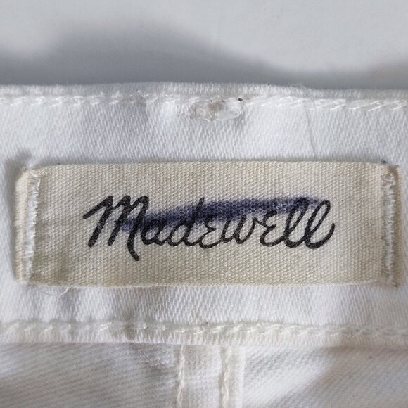 Madewell jeans 9" High Riser Skinny white women's size 30 - Picture 5 of 13